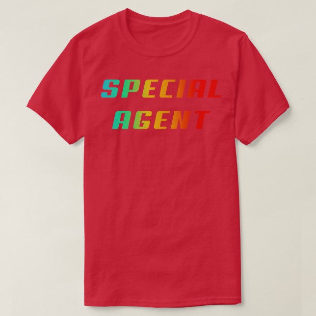 Speciell Agent-ockupation T Shirt (Design framsida)