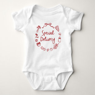 Speciell babystövel för  leverans från Hand plocka T Shirt
