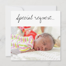 Speciell begäran om att få mitt GudÖverordnat Baby Kort