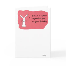 Speciell begäran på din födelsedag