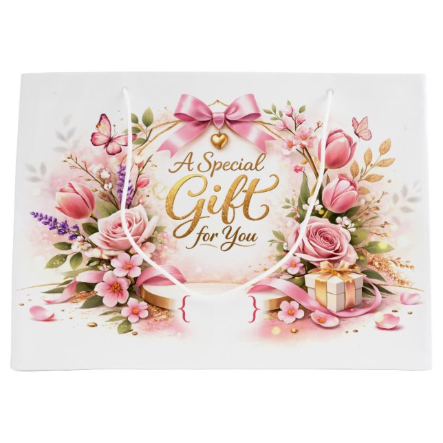 Speciell blomsterpresentväska för varje tillfälle (Framsidan)