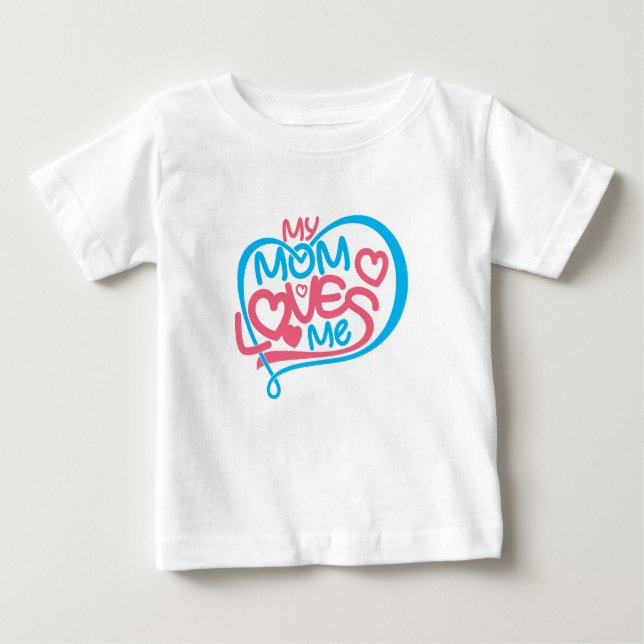 Speciell Bond Design för "My Mamma Kärlek Me" T Shirt (Framsida)