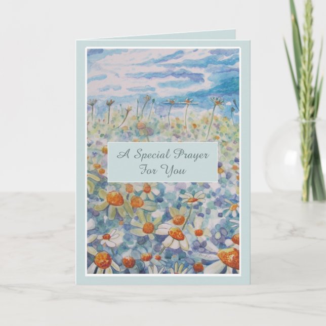 Speciell bönekort för cancerpatienter kort (Framsida)