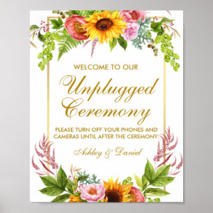 Speciell - Bröllop Ceremony utan nätanslutning Poster