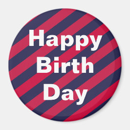 Speciell cirkel under lycklig födelsedag magnet