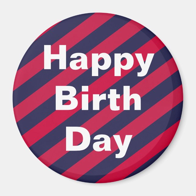 Speciell cirkel under lycklig födelsedag magnet (Framsidan)