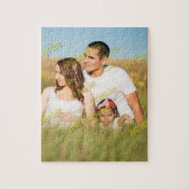 Speciell Coola för Family Photo Budget Pussel