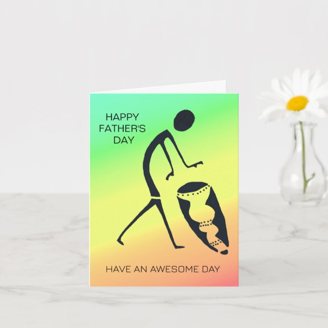 Speciell dag firande Fars dag Kort (Liten växt)