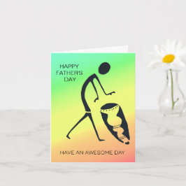 Speciell dag firande Fars dag Kort