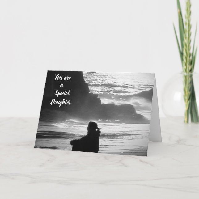 ***SPECIELL DAUGHTER S*** BIRTHDAY KORT (Framsida)