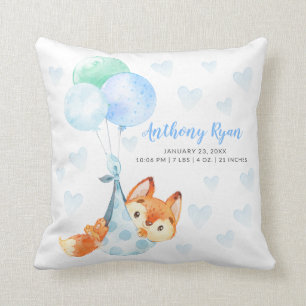 Speciell Delivery Fox Baby Shower Kudde
