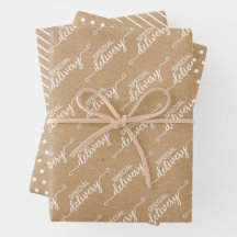 Speciell Delivery Ord Art om Faux Kraft