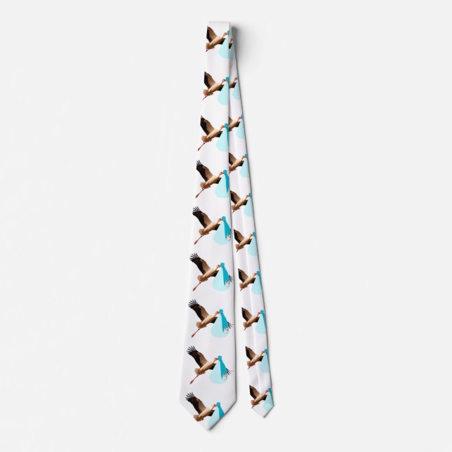 Speciell Delivery Pojke White Necktie Slips (Framsida)