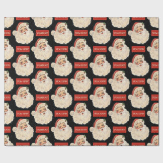 Speciell Delivery Retro Santa Presentpapper