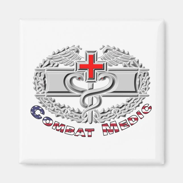 Speciell design för Medic Badge Magnet (Framsidan)