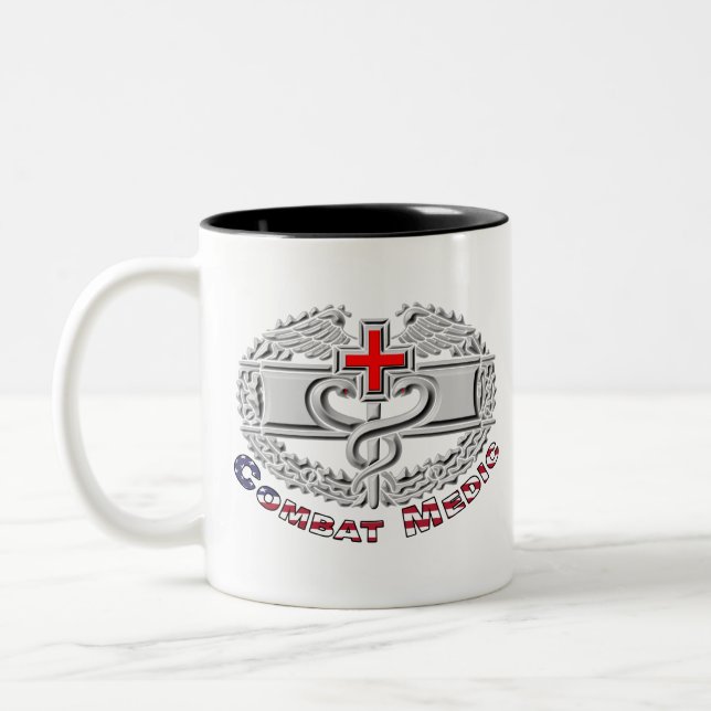 Speciell design för Medic Badge Två-Tonad Mugg (Vänster)