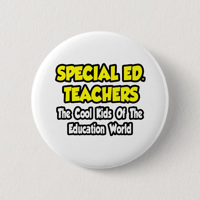 Speciell Ed. Lärare...Coola Kids of Edu World Knapp (Framsida)