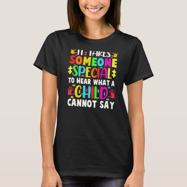Speciell Ed ParaProfessional Cute Teacher Educatio T Shirt (Framsida)