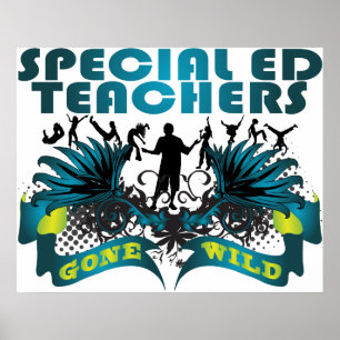 Speciell Ed Teacher Borta Vild Poster
