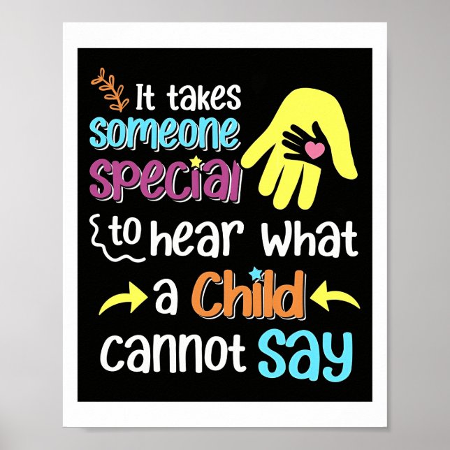 Speciell Ed Teacher Speciell Education Poster (Framsidan)