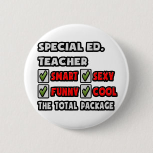 Speciell Ed Teacher... Totalt Paket Knapp