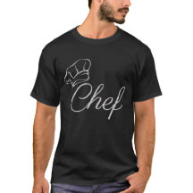 Speciell Edition Attractive Chef Stil T-Shirt