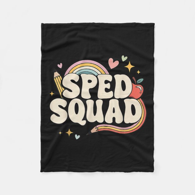 Speciell Education Dream Squad Team Sped Squad Tea Fleecefilt (Framsidan)