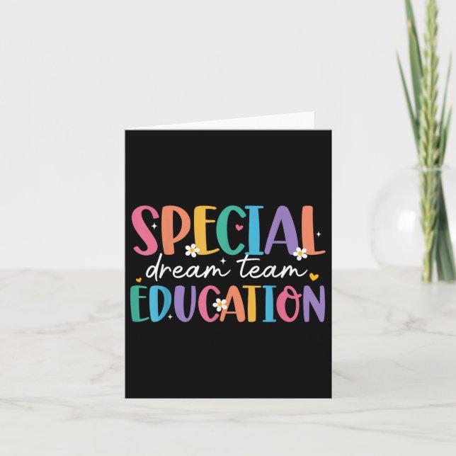 Speciell Education Dream Team Back to school Sped  Kort (Framsida)
