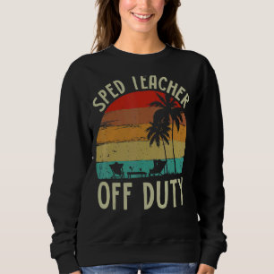 Speciell Education Sped Teacher av Duty Beach Summ T Shirt