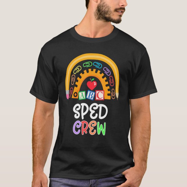 Speciell Education Teacher PARA Speciell Ed Crew S T Shirt (Framsida)