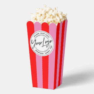 Speciell Event Movie Night Company Logotyp Popcorn Presentaskar
