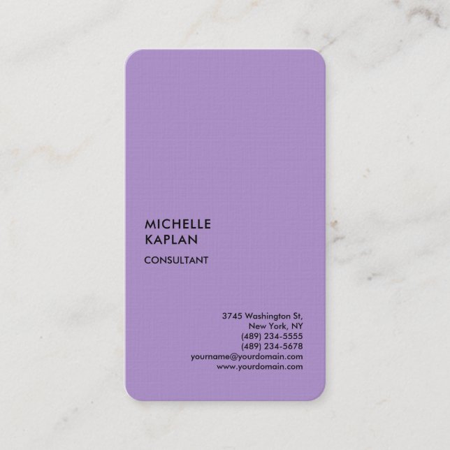 Speciell Exklusiv för professionell Visitkort (Framsida)