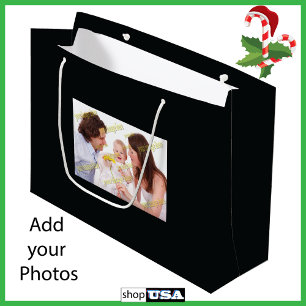 Speciell Family Photo Fantastisk Large Gift Bag