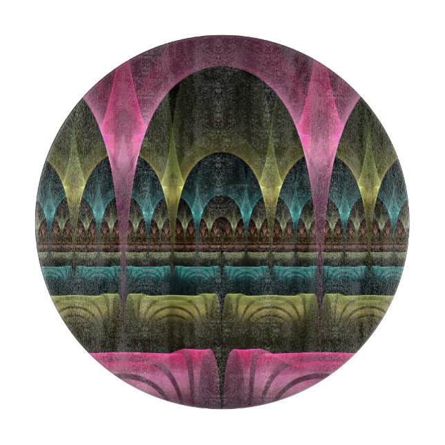 Speciell Fantasy Mönster Abstrakt Colorful Fractal (Framsidan)