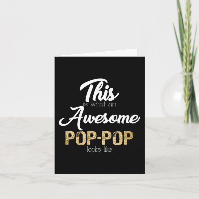 Speciell farfar för fantastisk kort (Framsida)