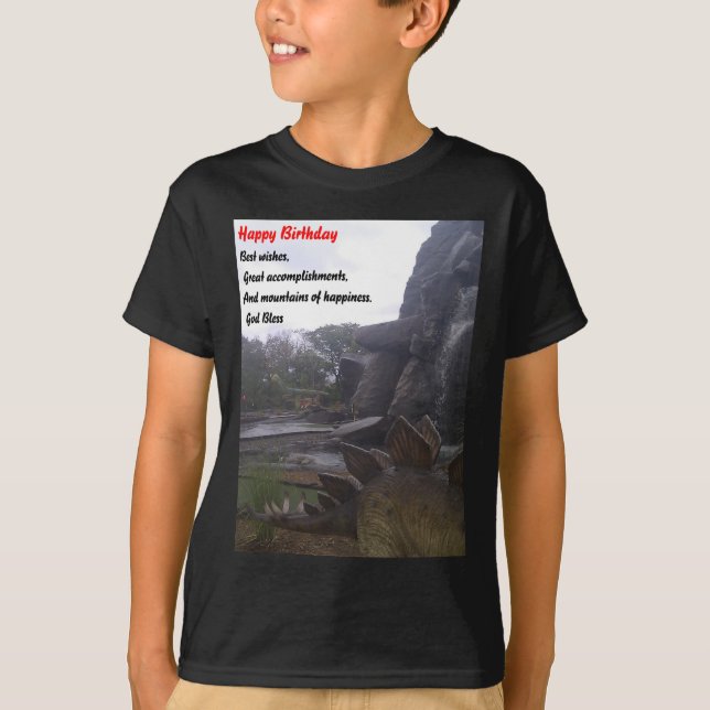 Speciell födelsedag t-shirt (Framsida)
