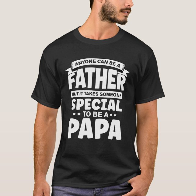 Speciell för att vara en Pappa-Far-dag T Shirt (Framsida)