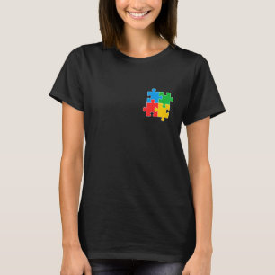 Speciell för Autism Awareness Month Puzzle Biet Po T Shirt