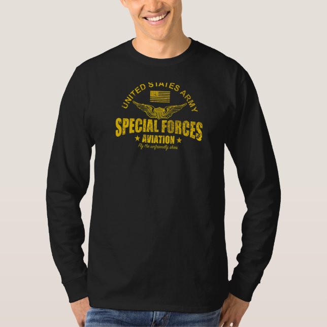 Speciell Forces Aviation Distress T Shirt (Framsida)