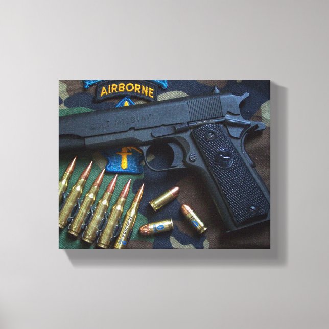 Speciell Forces Grönt Berets veterans vets Print Canvastryck (Framsida)