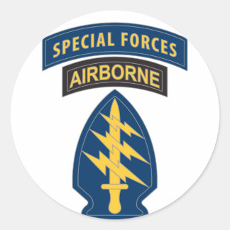 Speciell Forces-korrigering Runt Klistermärke