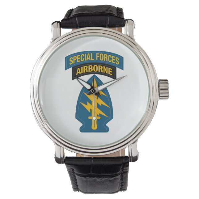 Speciell Forms insignier Airborne Tab Armbandsur (Framsida)