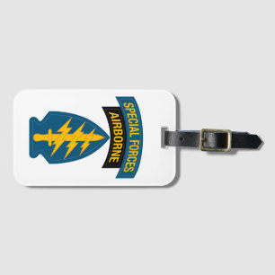 Speciell Forms insignier Airborne Tab Bagagebricka