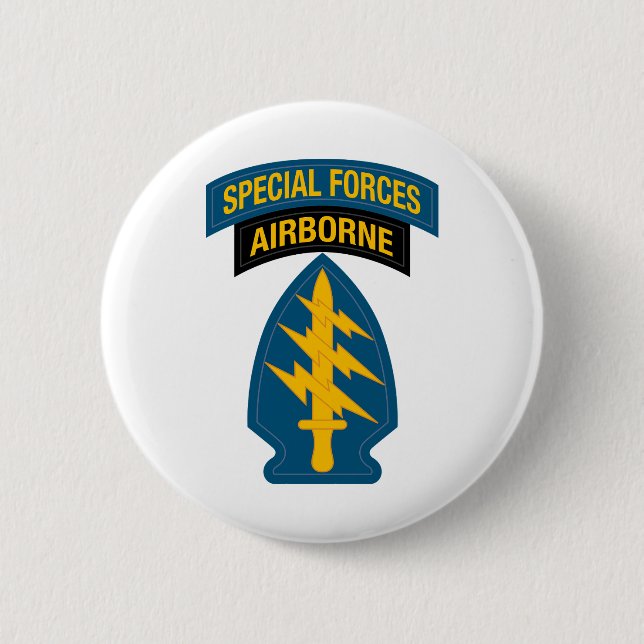 Speciell Forms insignier Airborne Tab Knapp (Framsida)