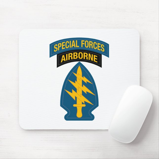 Speciell Forms insignier Airborne Tab Musmatta (Med mus)