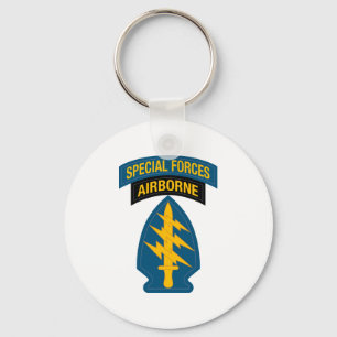 Speciell Forms insignier Airborne Tab Nyckelring