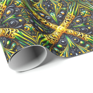 Speciell förpackning papper med Jamaican Färg Presentpapper