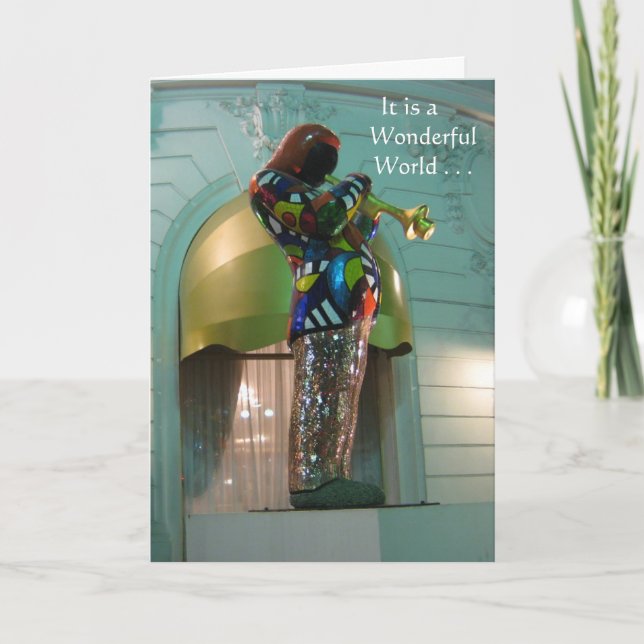SPECIELL FRIEND WONDERFUL WORLD KORT (Framsida)