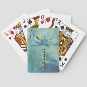 "Speciell" gammal Rusty American-bilinformation Casinokort