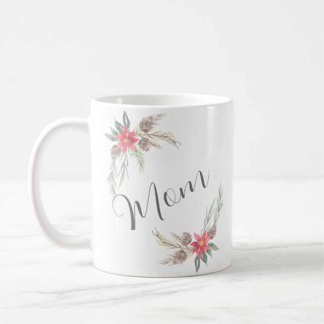 Speciell gåva från god jul Dag Mamma Kaffemugg (Vänster)